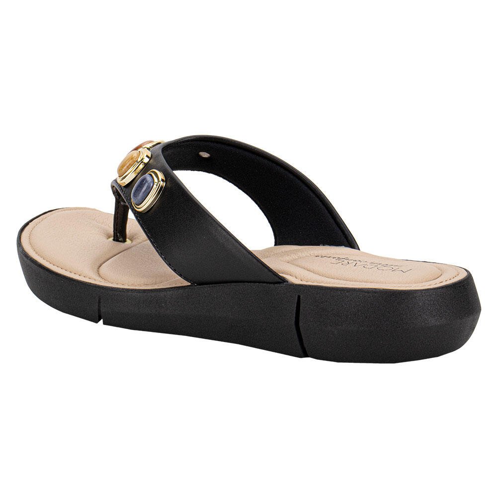 TAMANCO FEMININO FLAT MODARE 7199109 Preto 3