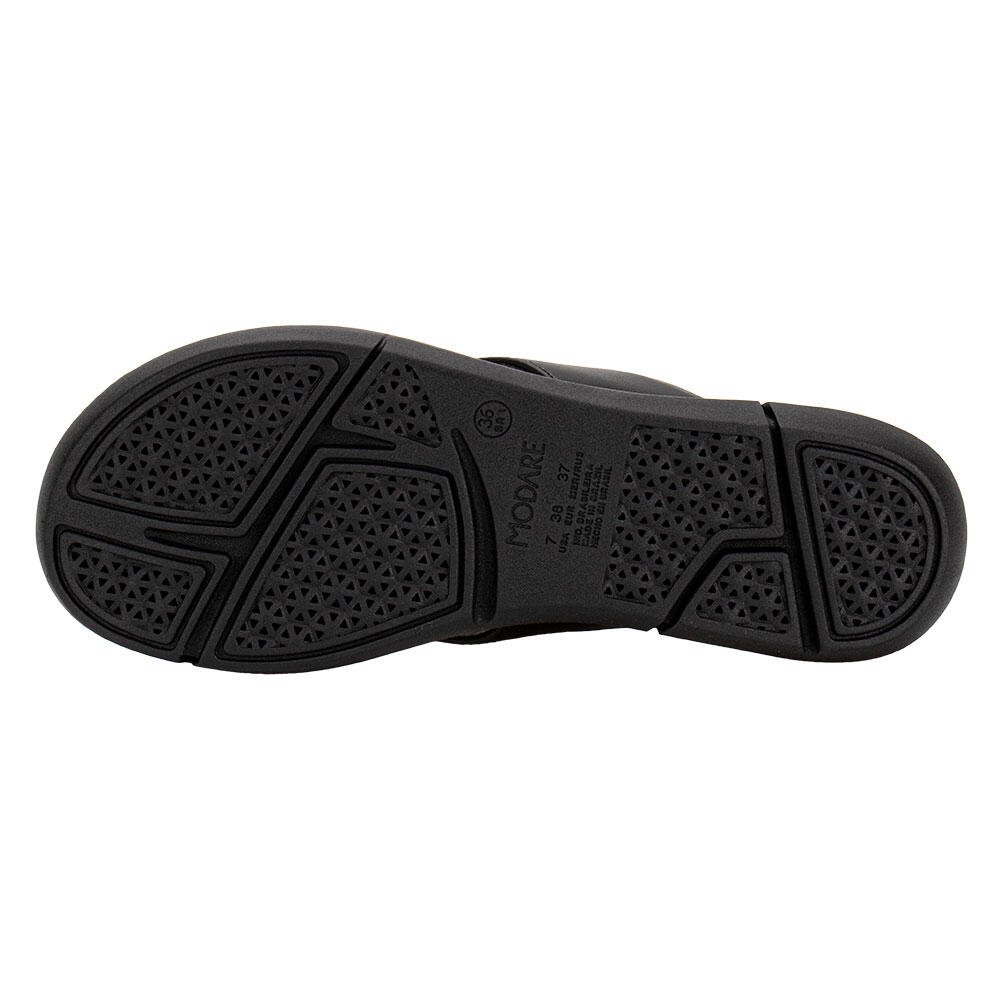 TAMANCO FEMININO FLAT MODARE 7199109 Preto 4
