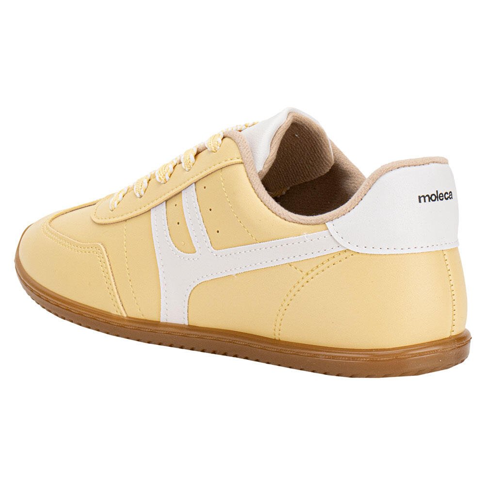 TÊNIS FEMININO CASUAL MOLECA 5827101 Amarelo 3