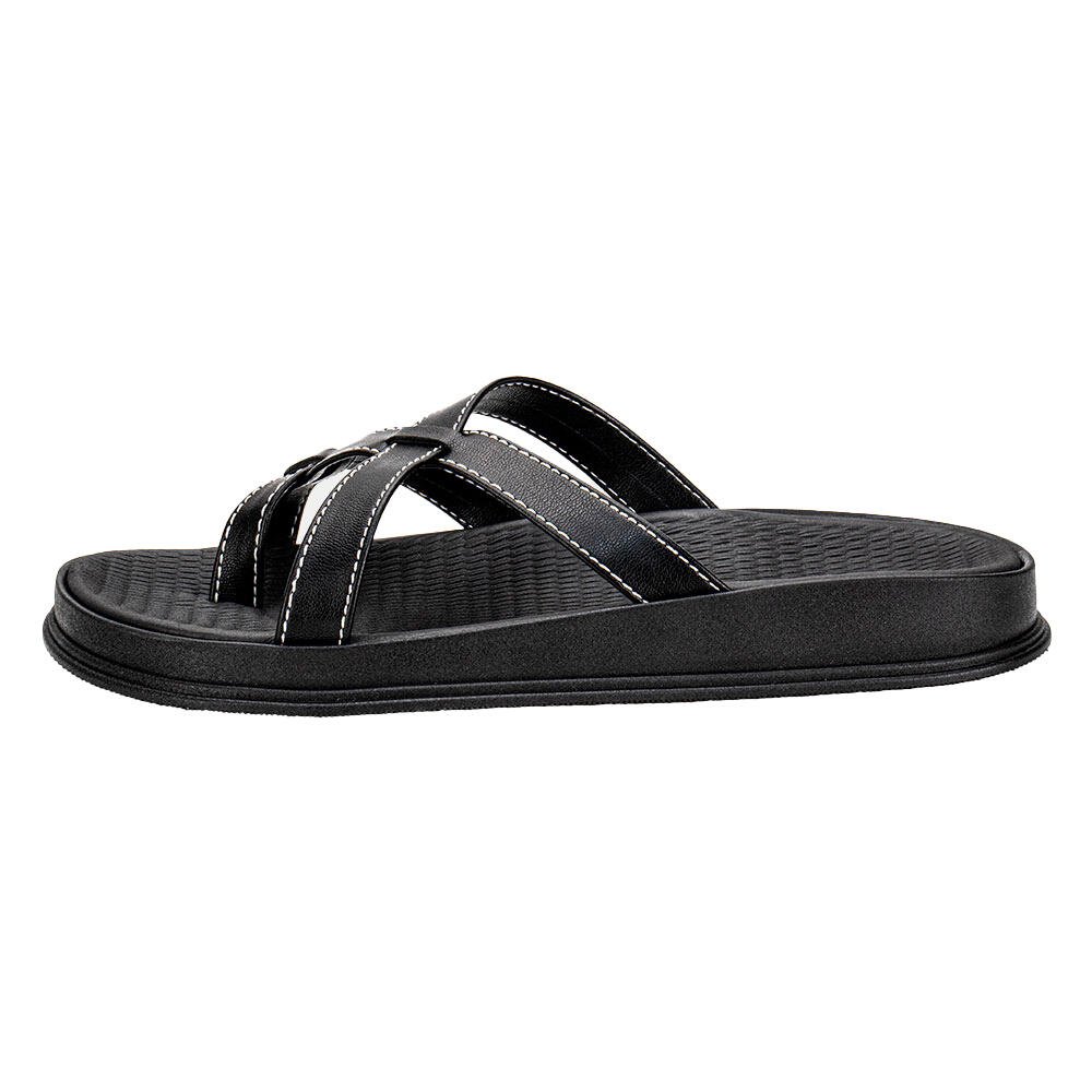 TAMANCO FEMININO FLAT MOLECA 5556101 Preto 2