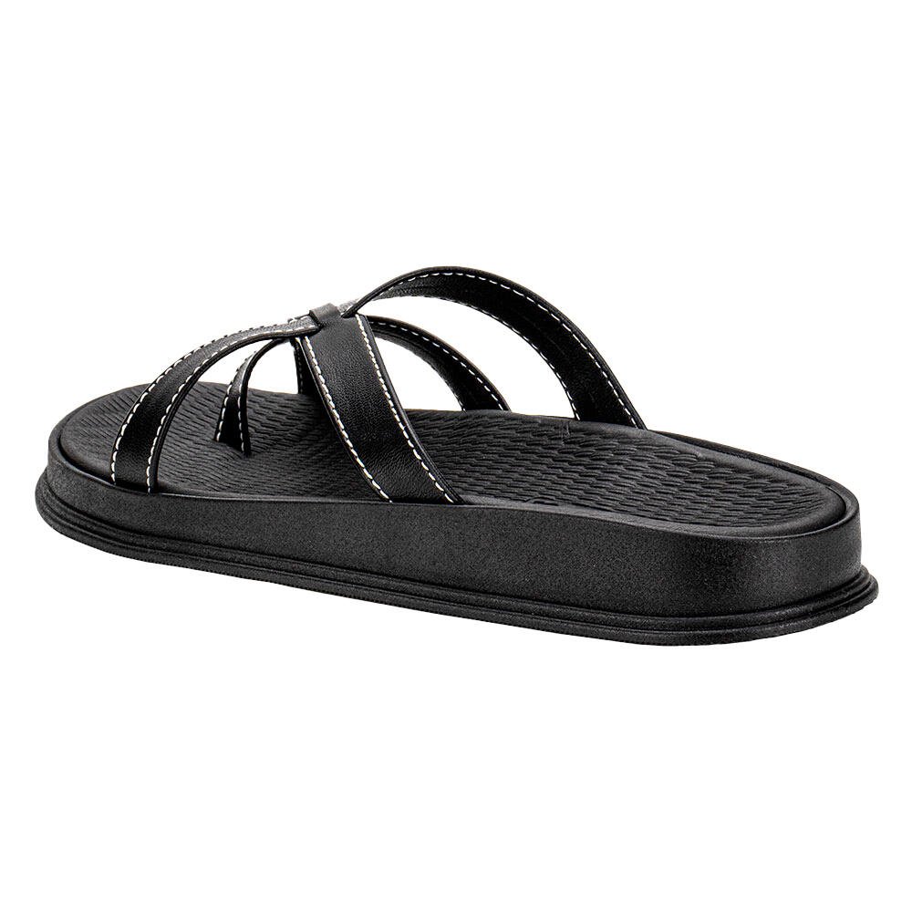 TAMANCO FEMININO FLAT MOLECA 5556101 Preto 3