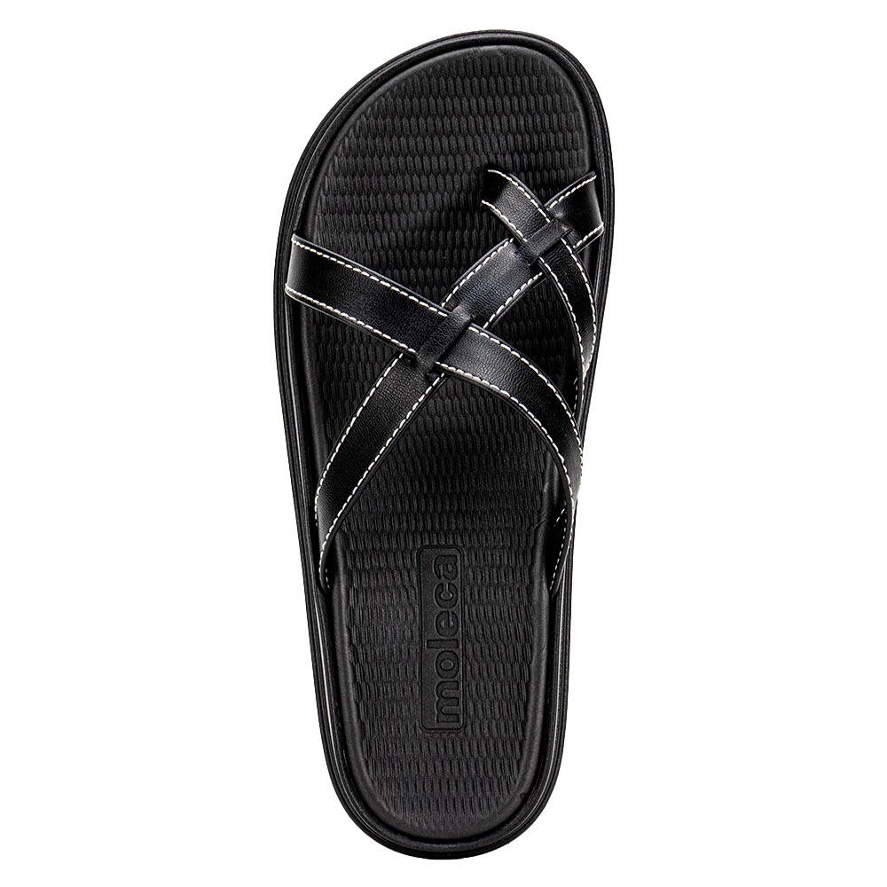 TAMANCO FEMININO FLAT MOLECA 5556101 Preto 5