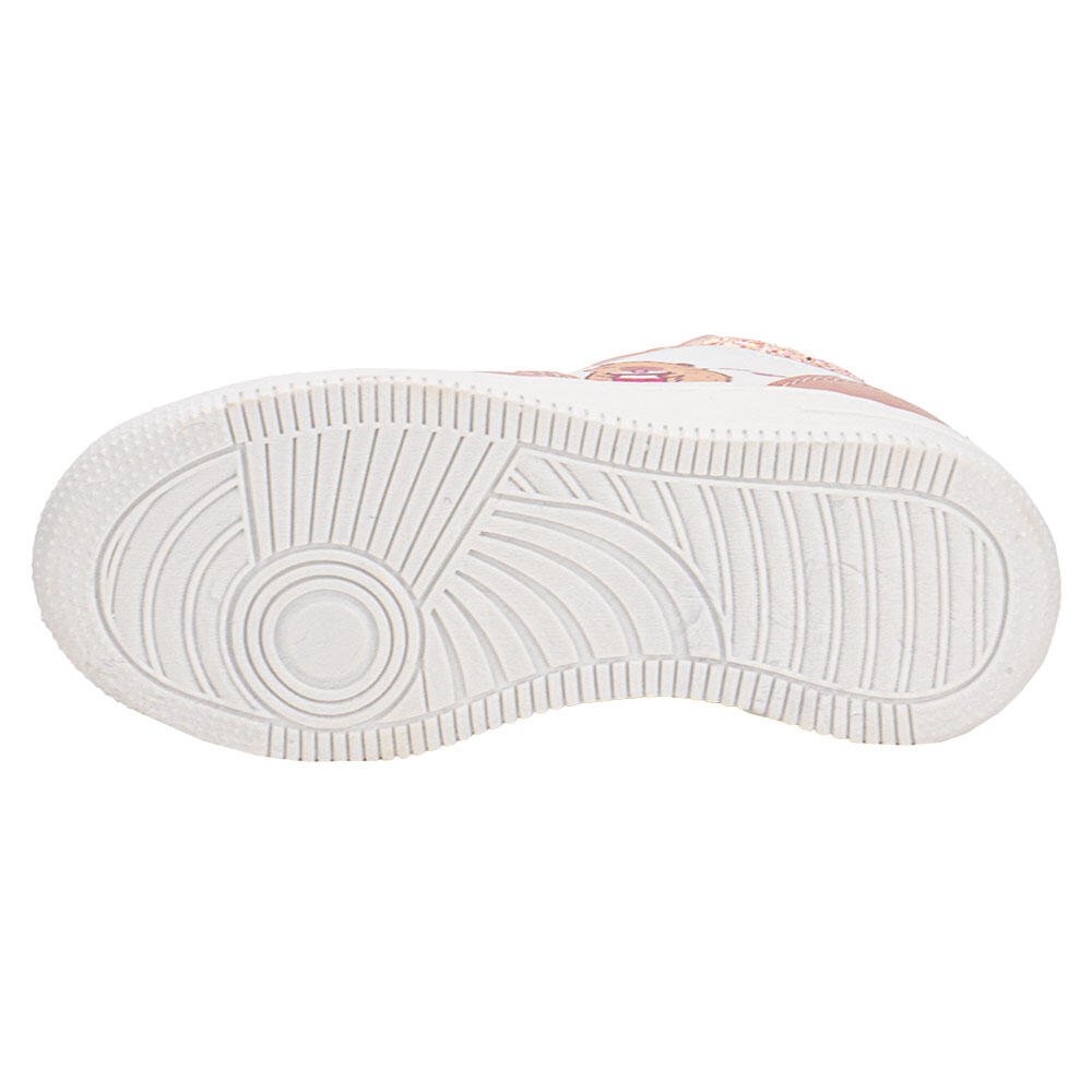TÊNIS INFANTIL CAPIVARA CANO ALTO MINIPÉ MP2536S Branco/Rosa 4