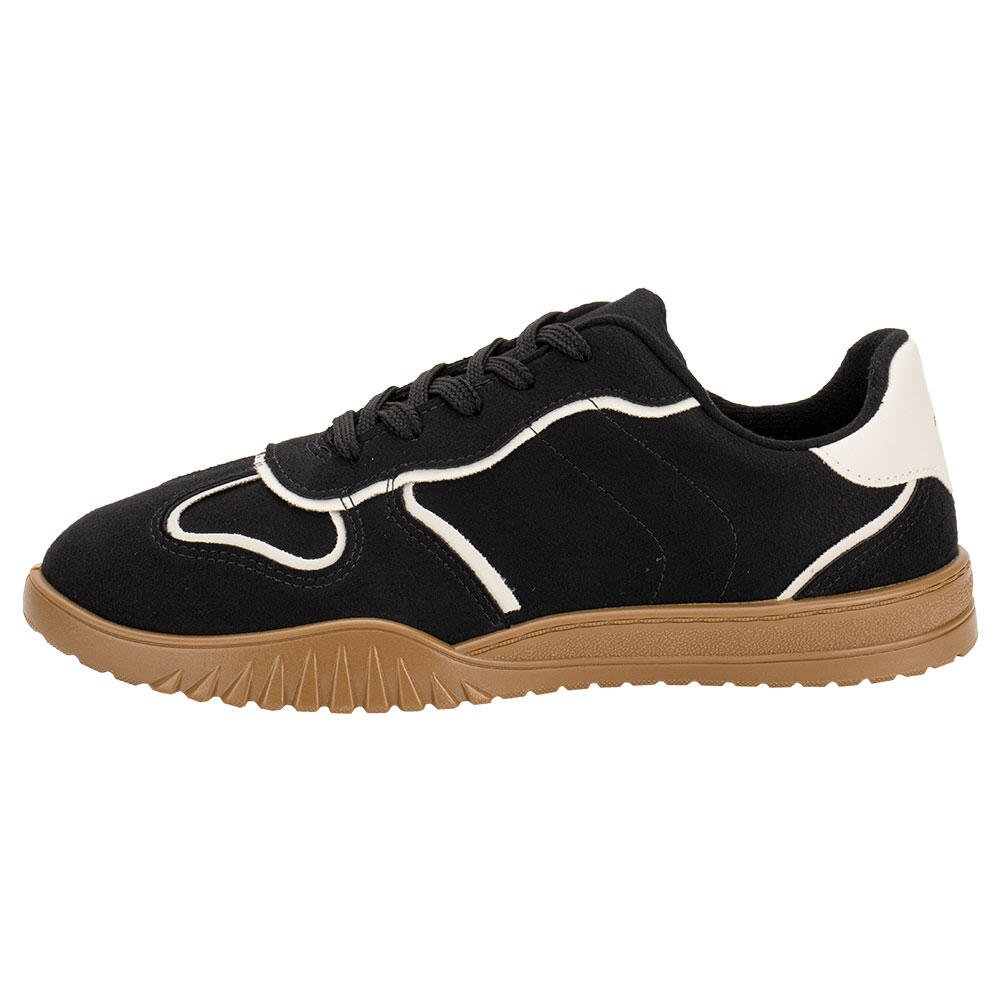 TÊNIS FEMININO CASUAL MOLECA 5817108 Preto 2