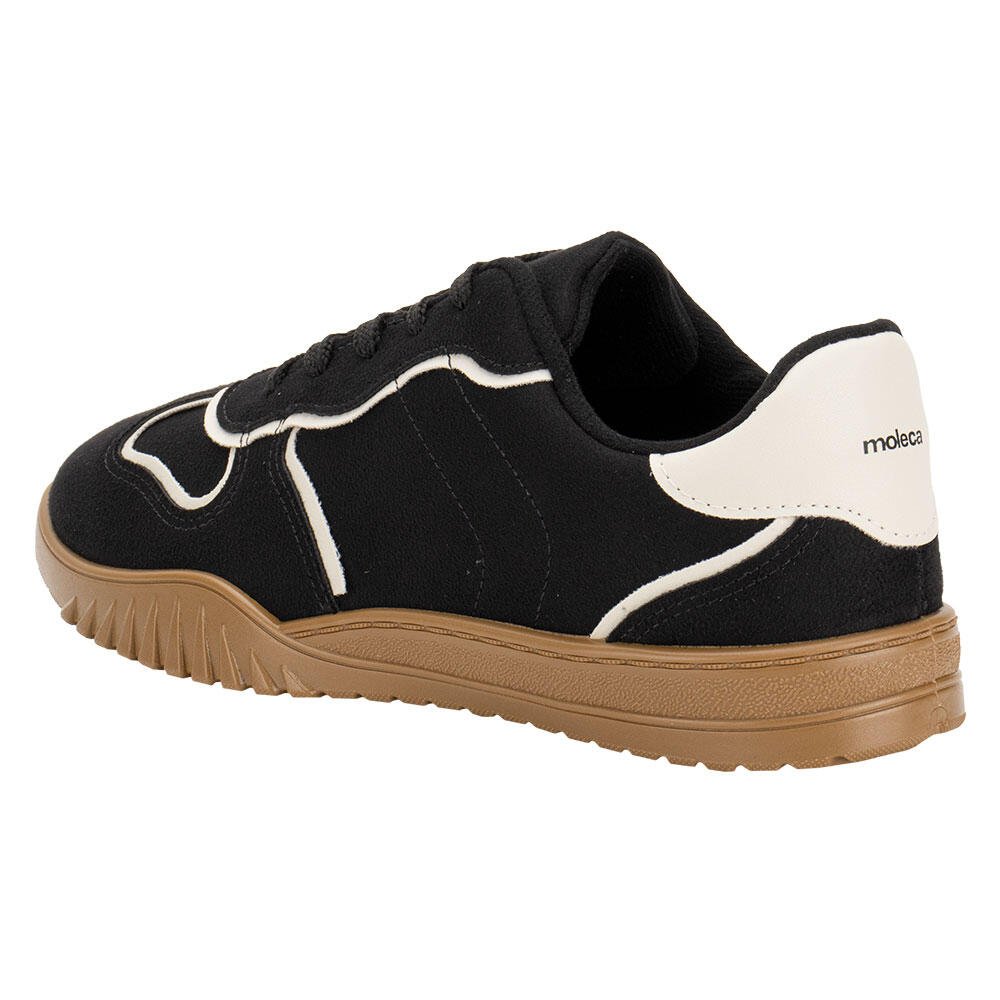 TÊNIS FEMININO CASUAL MOLECA 5817108 Preto 3