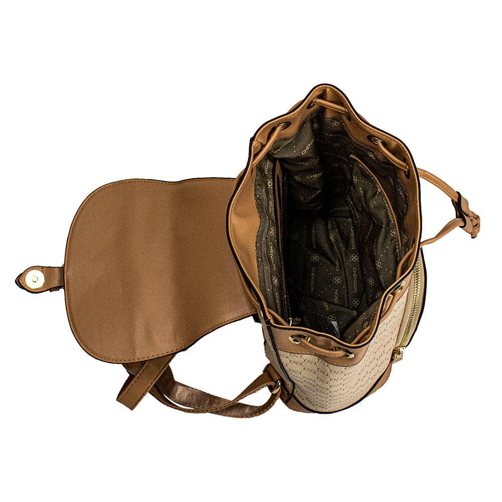 MOCHILA FEMININA CHENSON CG85045 Café 4