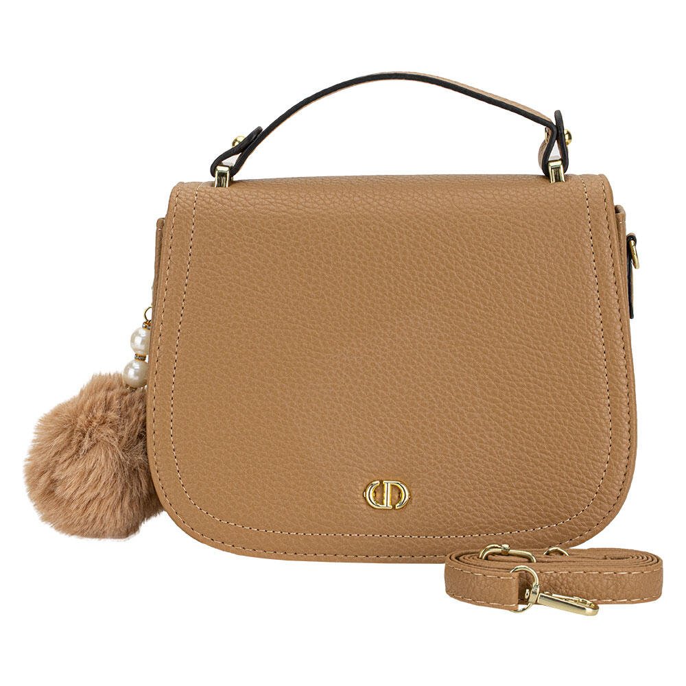 BOLSA FEMININA TRANSVERSAL H.E WW118 Camel 1