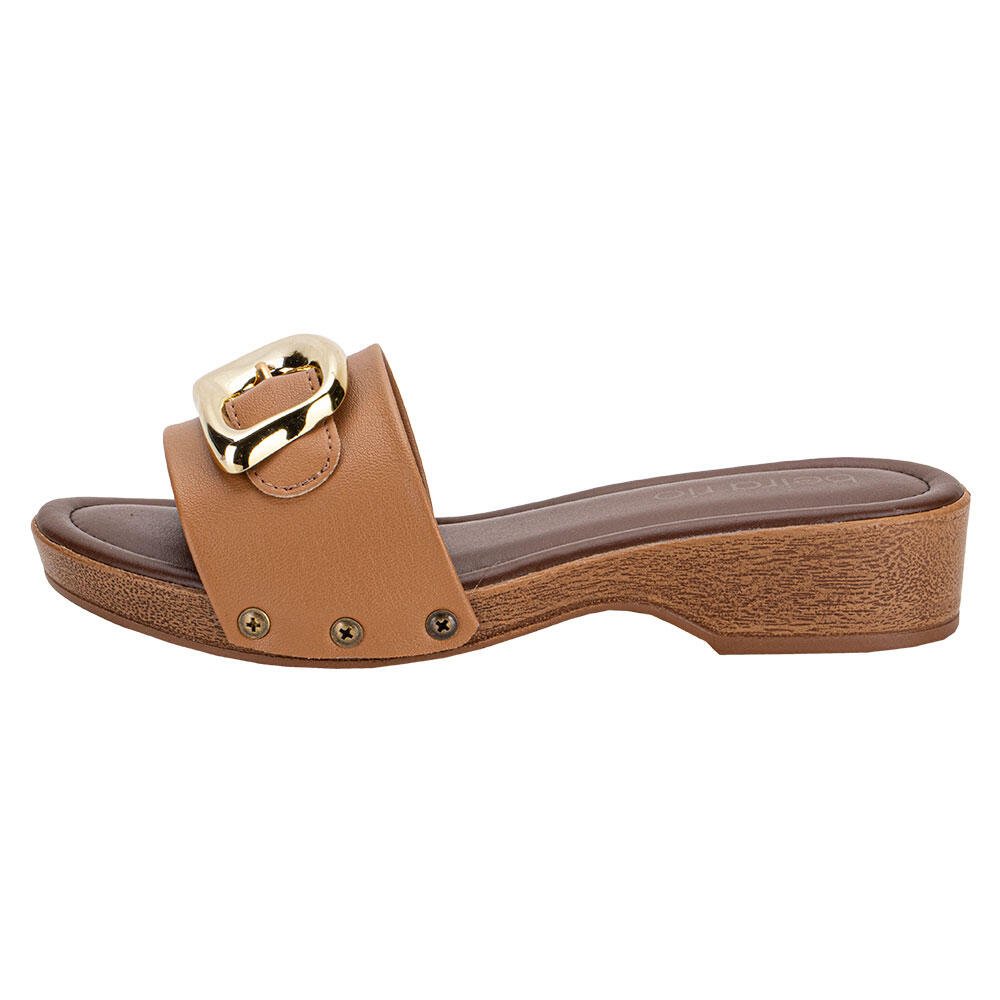 TAMANCO FEMININO SALTO GROSSO BEIRA RIO 8456307 Camel 2