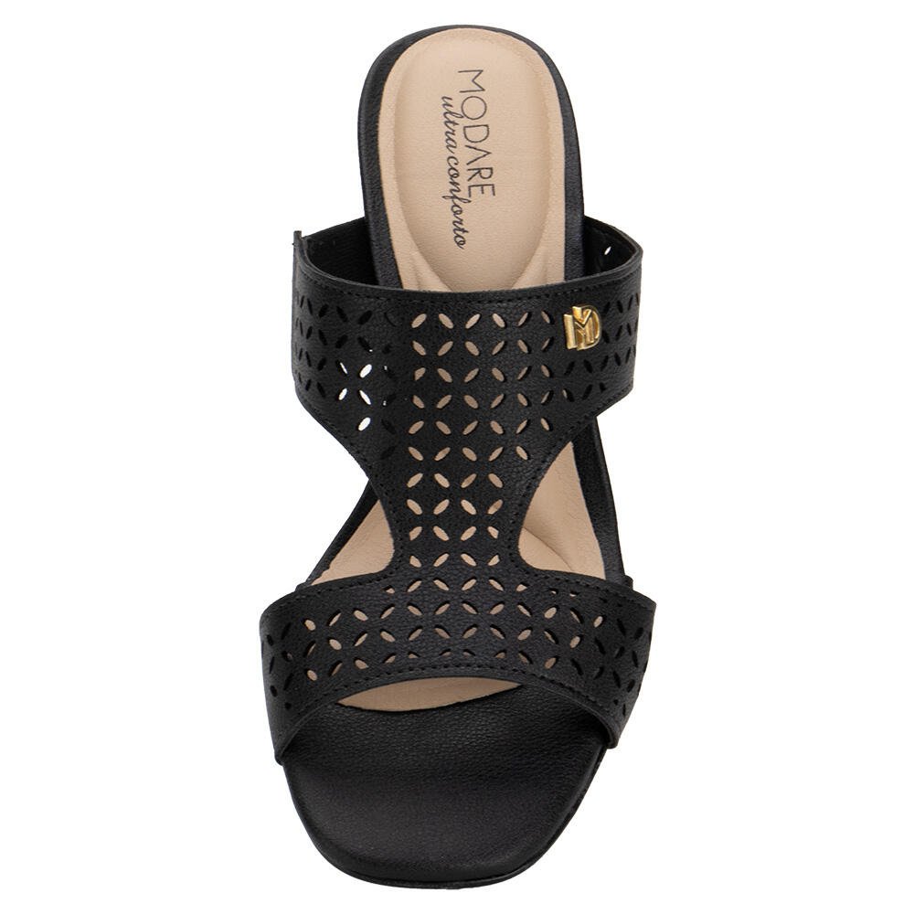TAMANCO FEMININO SALTO GROSSO MODARE 7172126 Preto 5