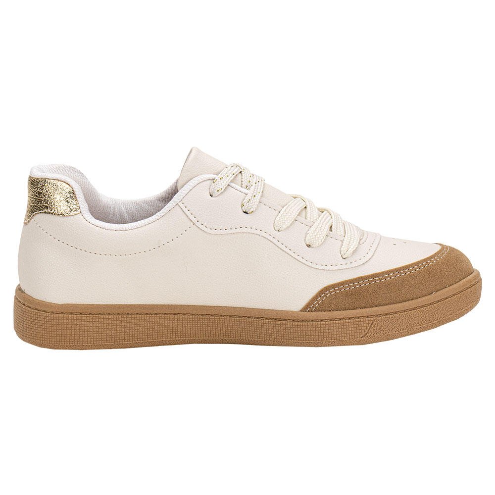 TÊNIS FEMININO CASUAL BEIRA RIO 4313108 Marfim 5