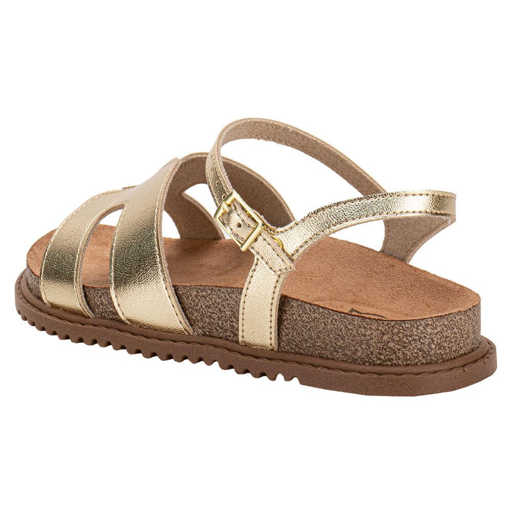 SANDÁLIA INFANTIL MOLEKINHA 2357110 Ouro 3