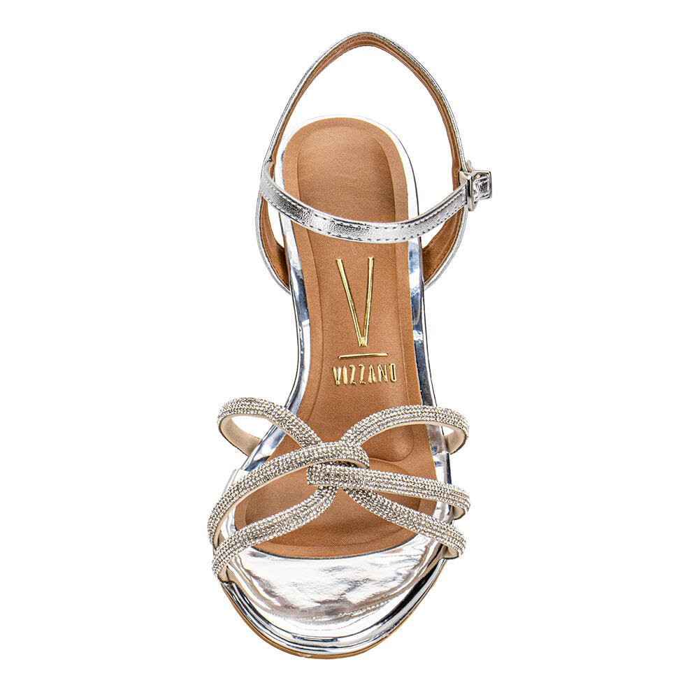 SANDÁLIA FEMININA SALTO FINO VIZZANO 62491110 Prata 5