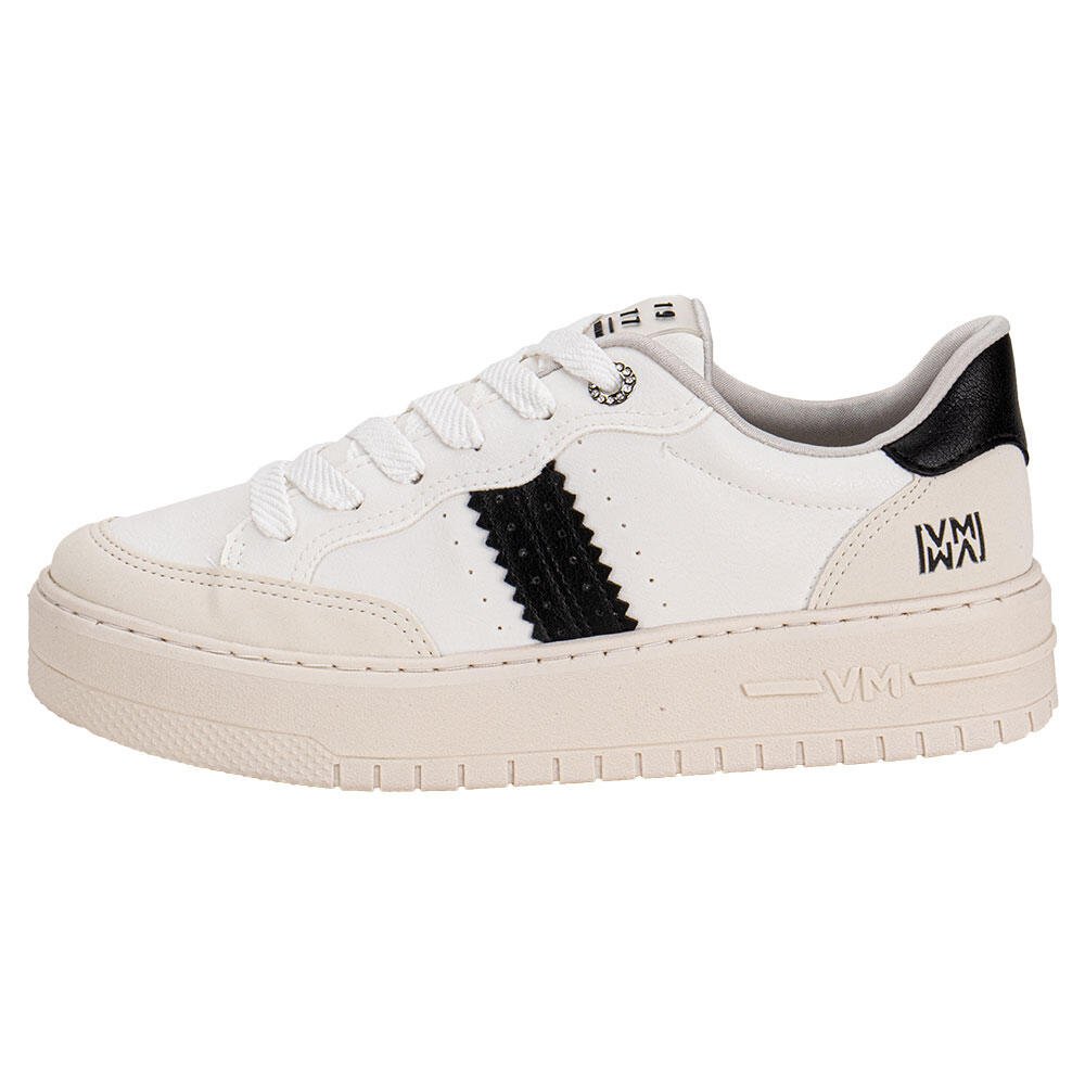 TÊNIS FEMININO CASUAL VIA MARTE 239014 Branco/Preto 2