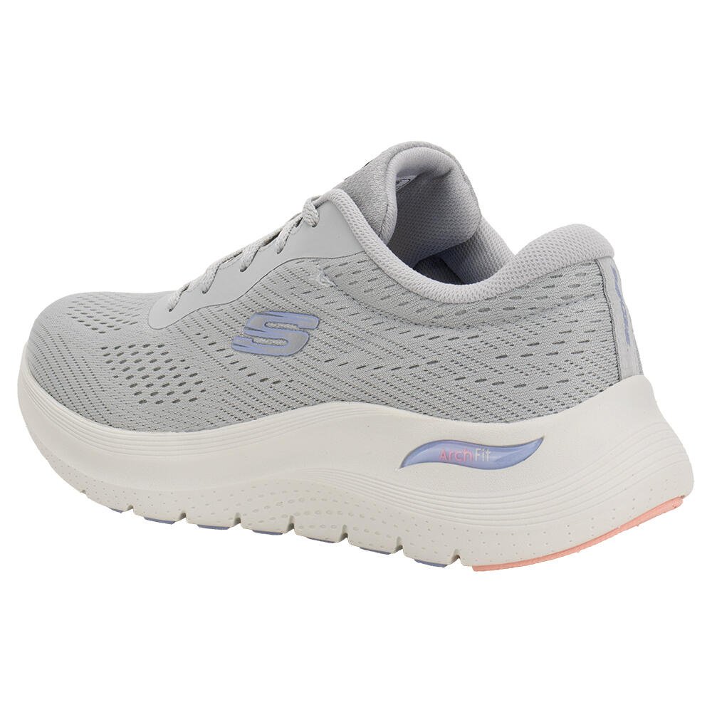 TÊNIS FEMININO ARC FIT 2.0 BIG LEAGUE SKECHERS 150051 Cinza 3