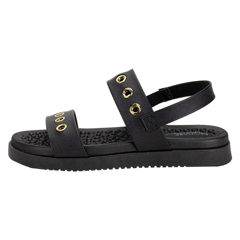 SANDÁLIA FEMININA FLAT MODARE 7178123 Preto 2
