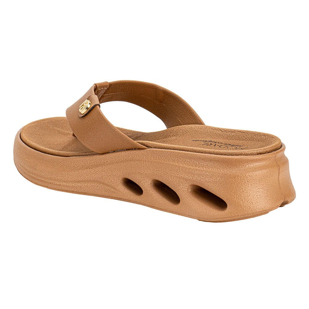 TAMANCO FEMININO FLAT MODARE 7215101 Camel 3