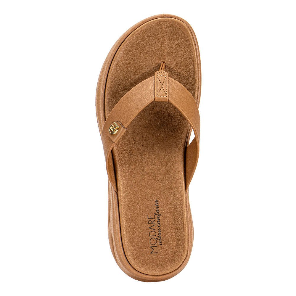 TAMANCO FEMININO FLAT MODARE 7215101 Camel 5