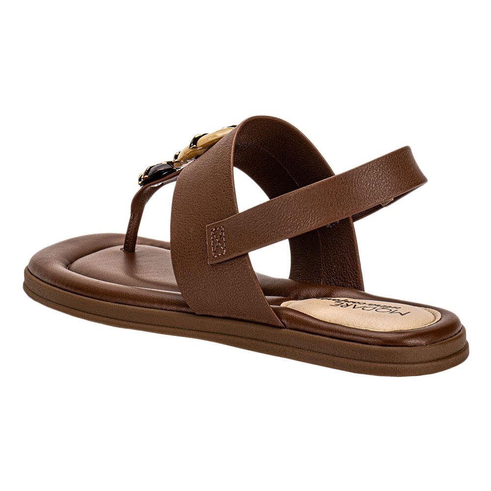 SANDÁLIA FEMININA FLAT MODARE 7212103 Chocolate 3