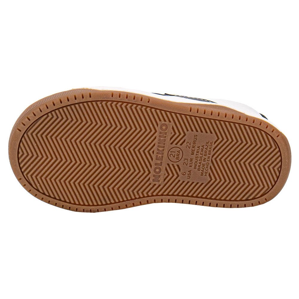 SAPATÊNIS INFANTIL MOLEKINHO 2623117 Branco/Cinza 4