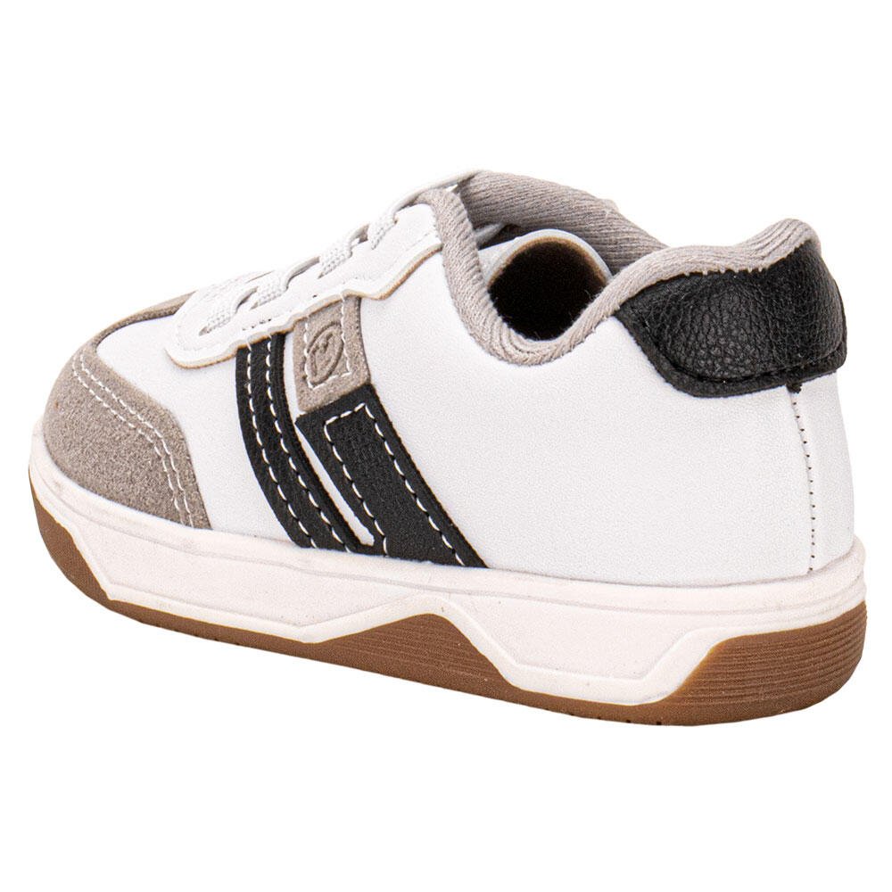SAPATÊNIS INFANTIL MOLEKINHO 2623117 Branco/Cinza 3