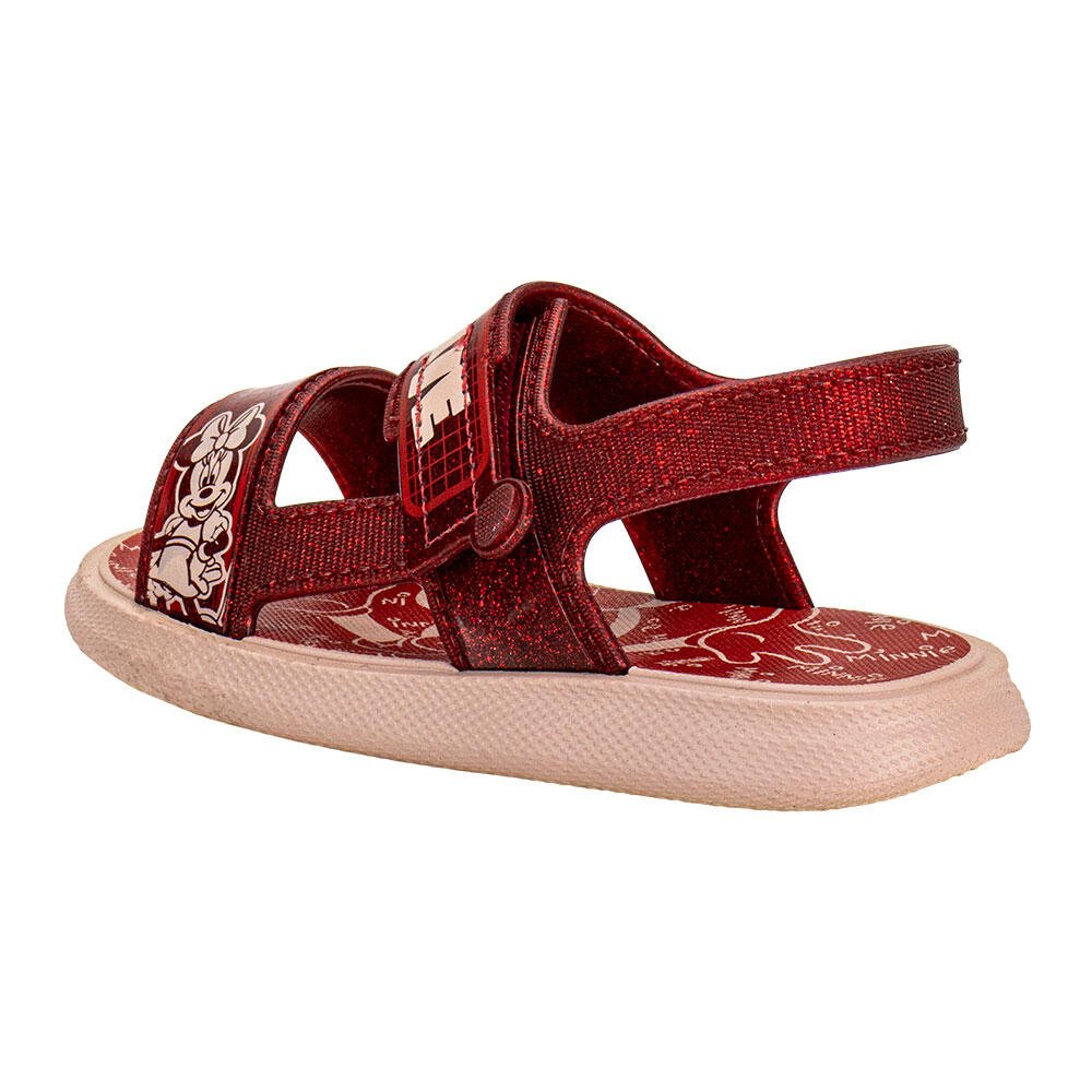 Sandalia Disney + Onibus + Grendene Kids 23272 Vermelho/Rosa 3