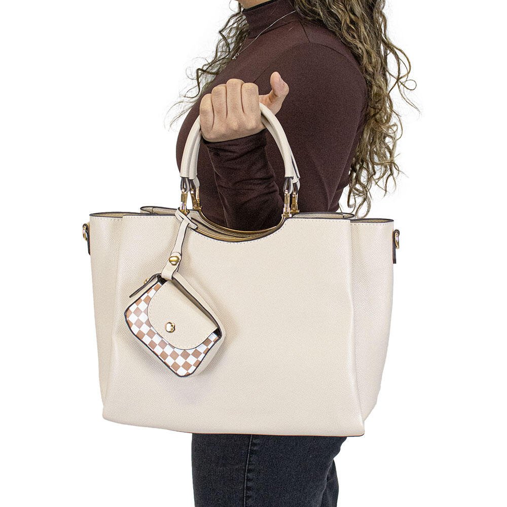 BOLSA FEMININA CHENSON CG84996 Marfim 2