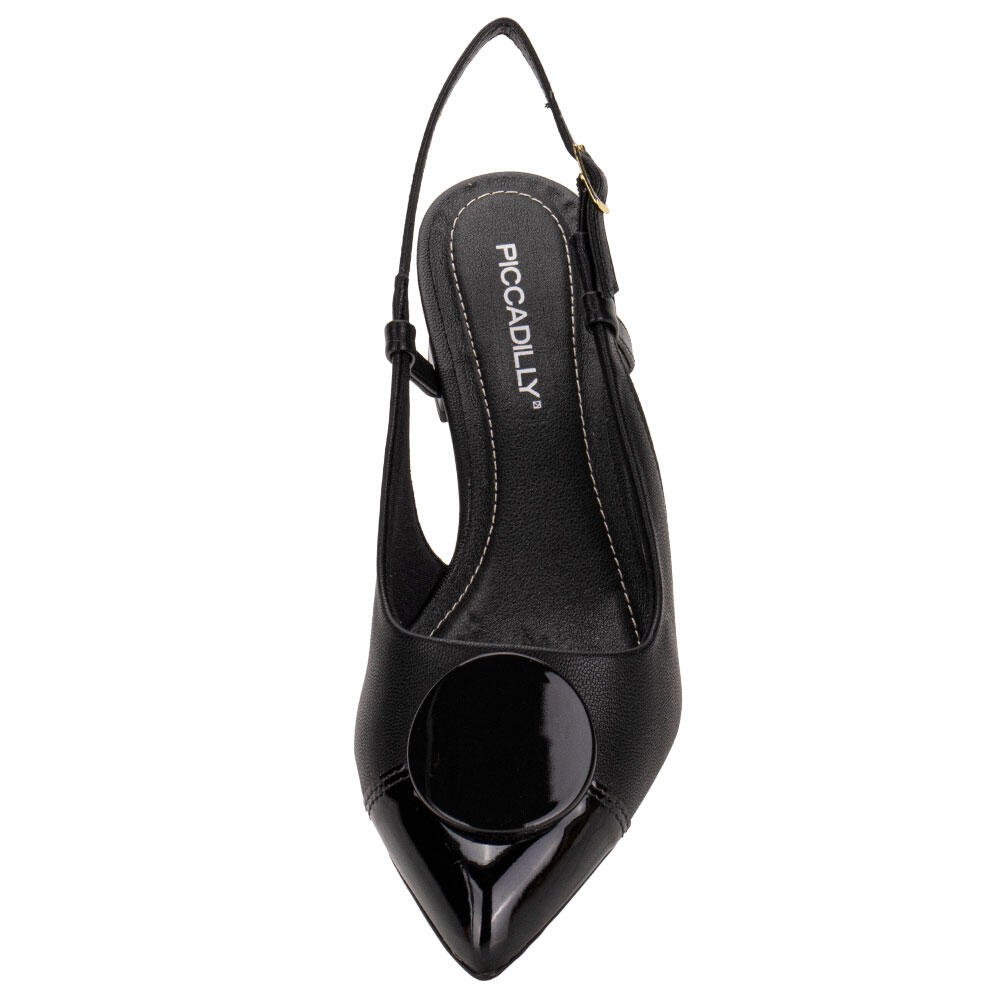 SAPATO FEMININO SALTO GROSSO PICCADILLY 739085 Preto 5