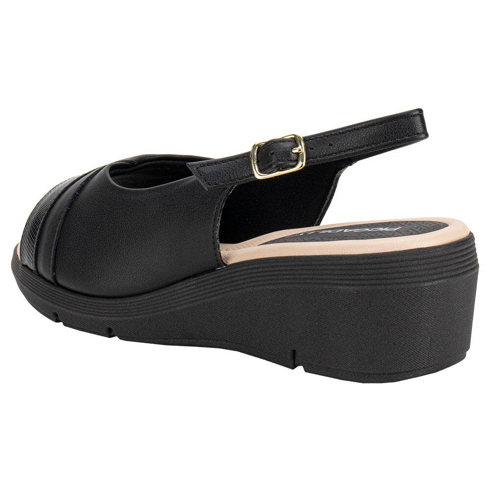 SANDÁLIA FEMININA ANABELA PICCADILLY 540400 Preto 3