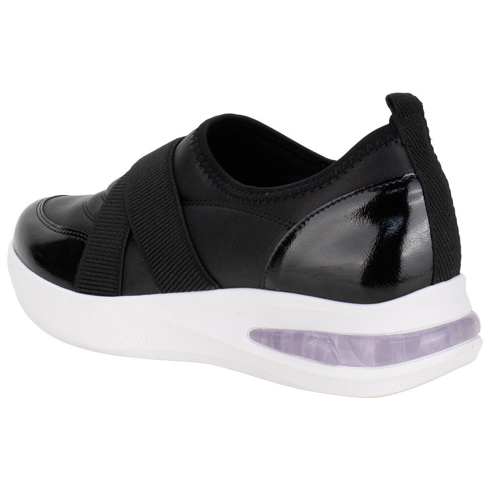 TÊNIS FEMININO SLIP ON PICCADILLY 940004 Preto 3