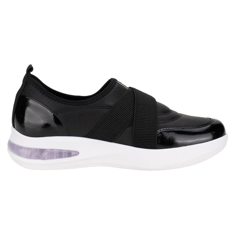 TÊNIS FEMININO SLIP ON PICCADILLY 940004 Preto 4