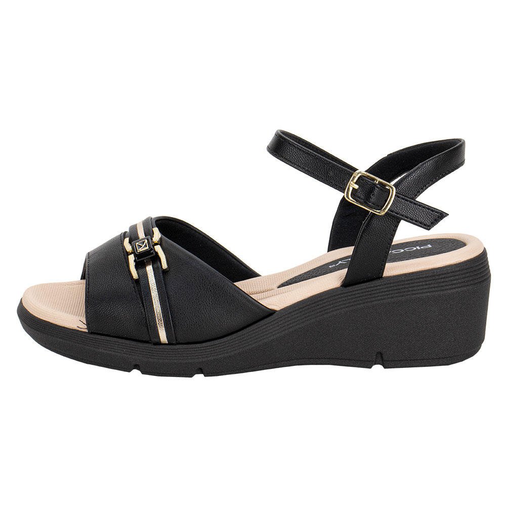 SANDÁLIA FEMININA ANABELA PICCADILLY 540396 Preto 2