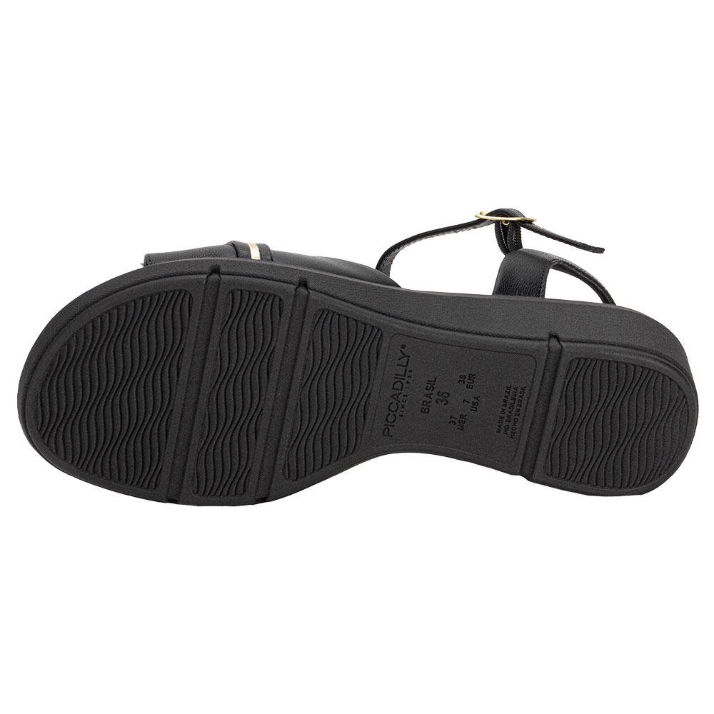 SANDÁLIA FEMININA ANABELA PICCADILLY 540396 Preto 4