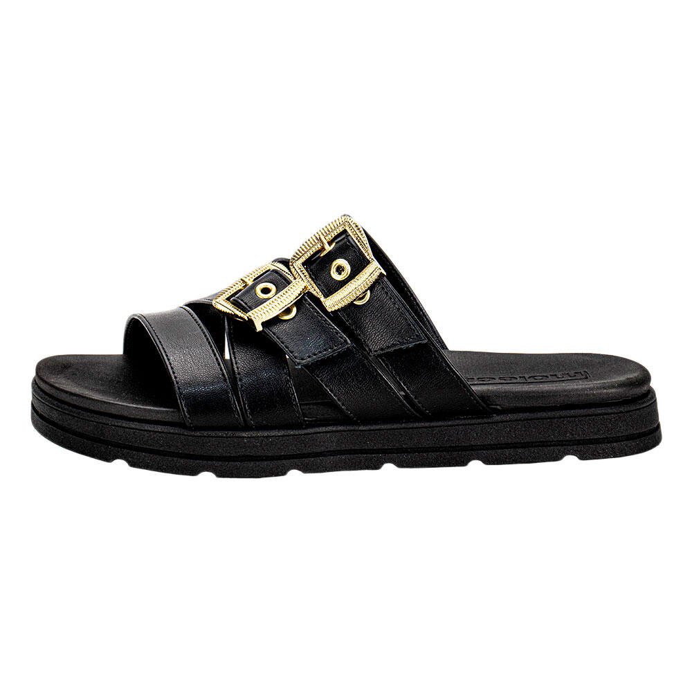 TAMANCO FEMININO FLAT MOLECA 5490124 Preto 2