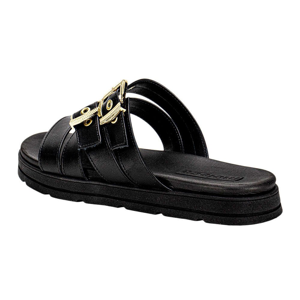 TAMANCO FEMININO FLAT MOLECA 5490124 Preto 3