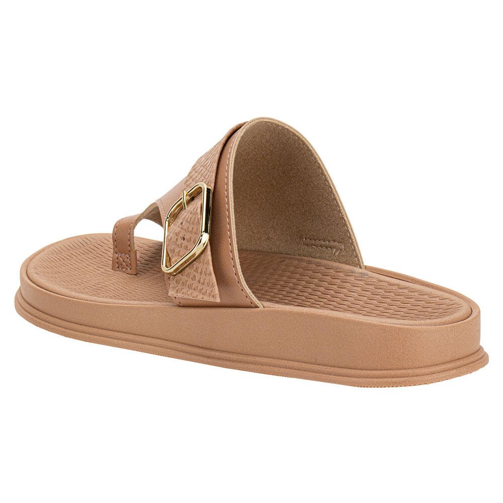 TAMANCO FEMININO FLAT MOLECA 5556102 Salmão 3