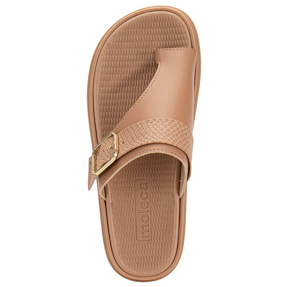 TAMANCO FEMININO FLAT MOLECA 5556102 Salmão 5