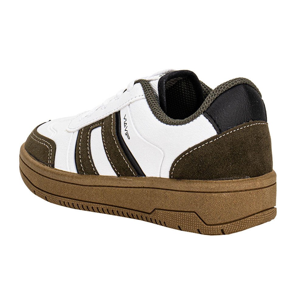 TÊNIS INFANTIL VIA VIP VV4515 Branco/Verde 3