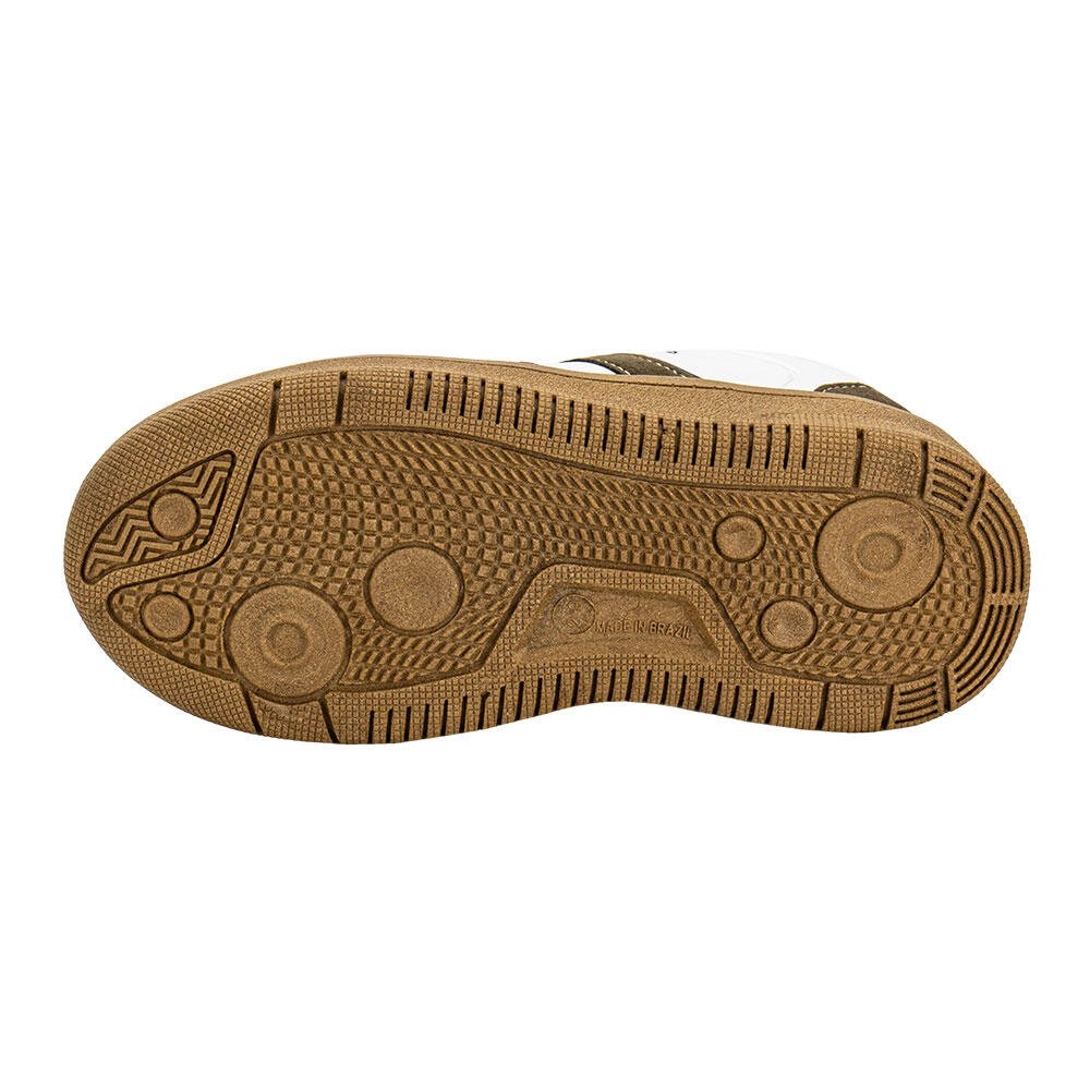 TÊNIS INFANTIL VIA VIP VV4515 Branco/Verde 4