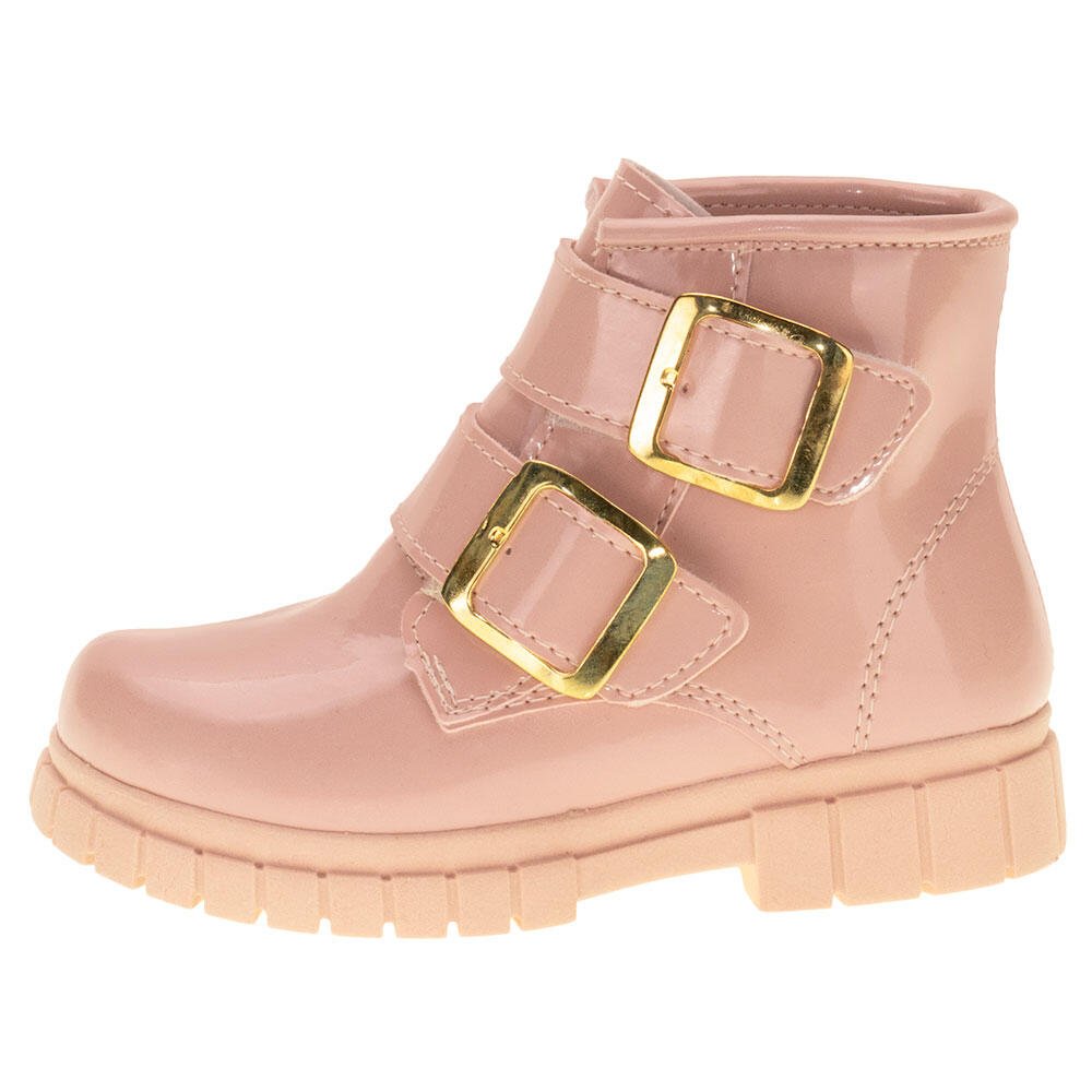 BOTA INFANTIL COTURNO FUFFY 13525 Rosa 2