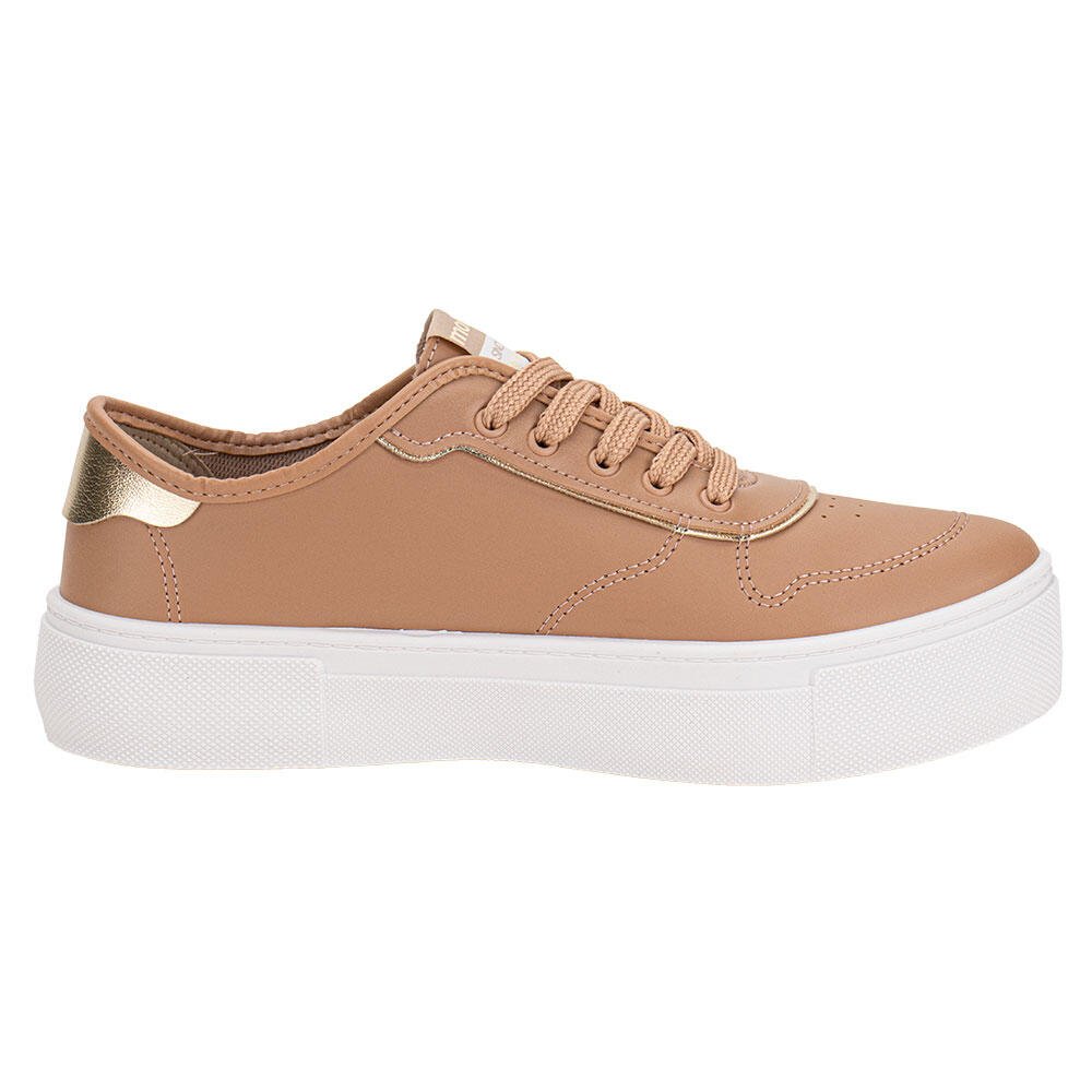 TÊNIS FEMININO CASUAL MOLECA 5658539 Salmão 5