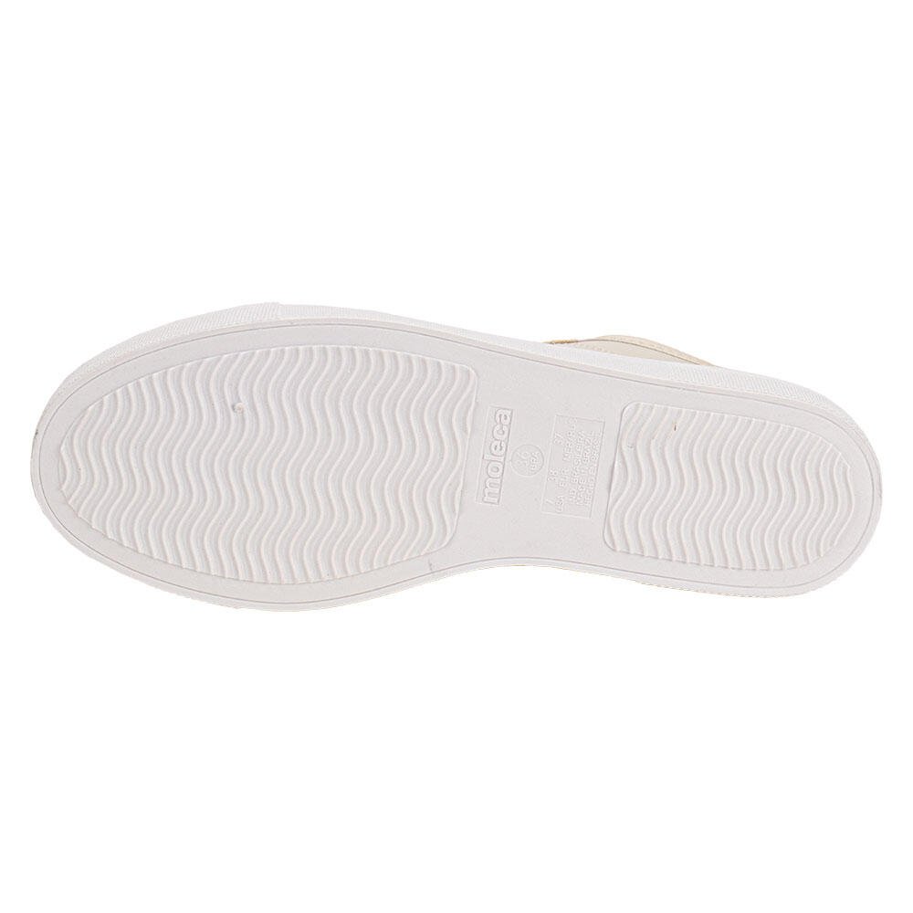 TÊNIS FEMININO CASUAL MOLECA 5658539 Marfim 4