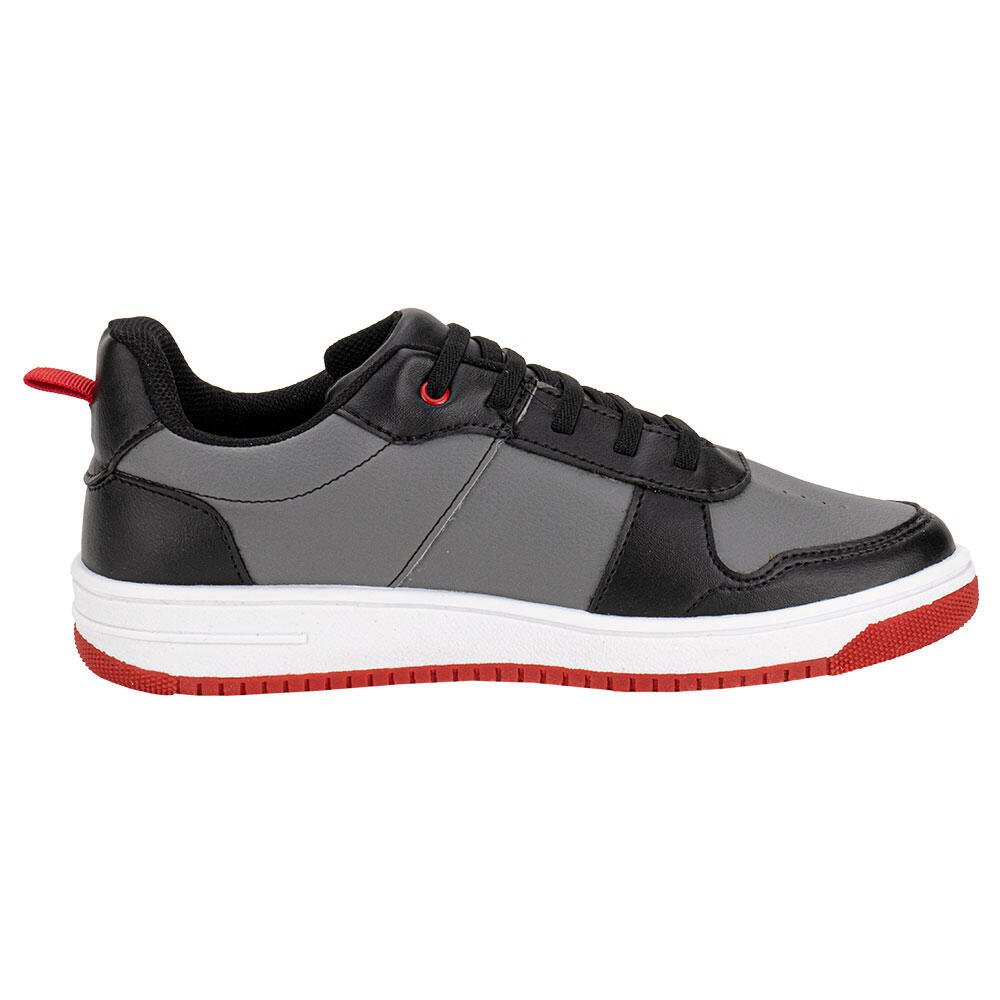 SAPATÊNIS INFANTIL FUNWAY 128 Preto/Cinza/Vermelho 5