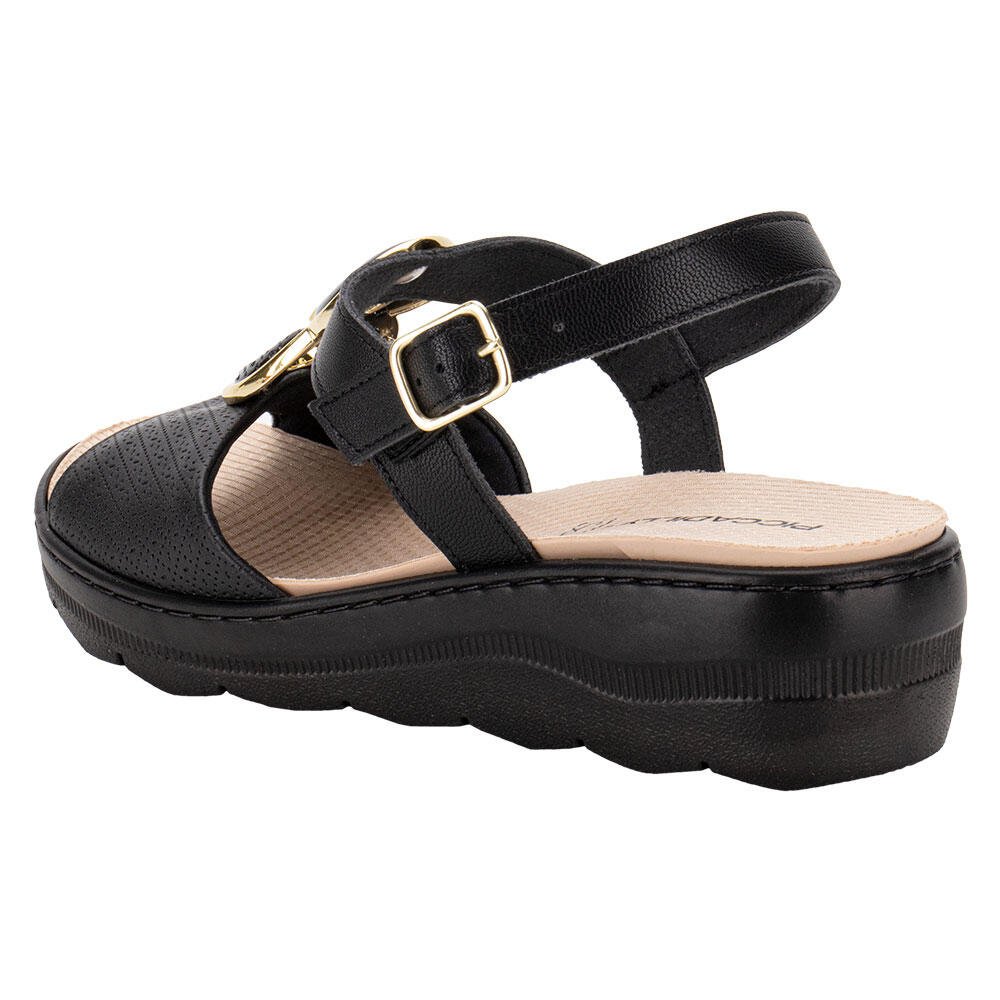SANDÁLIA FEMININA ANABELA PICCADILLY 568068 Preto 3