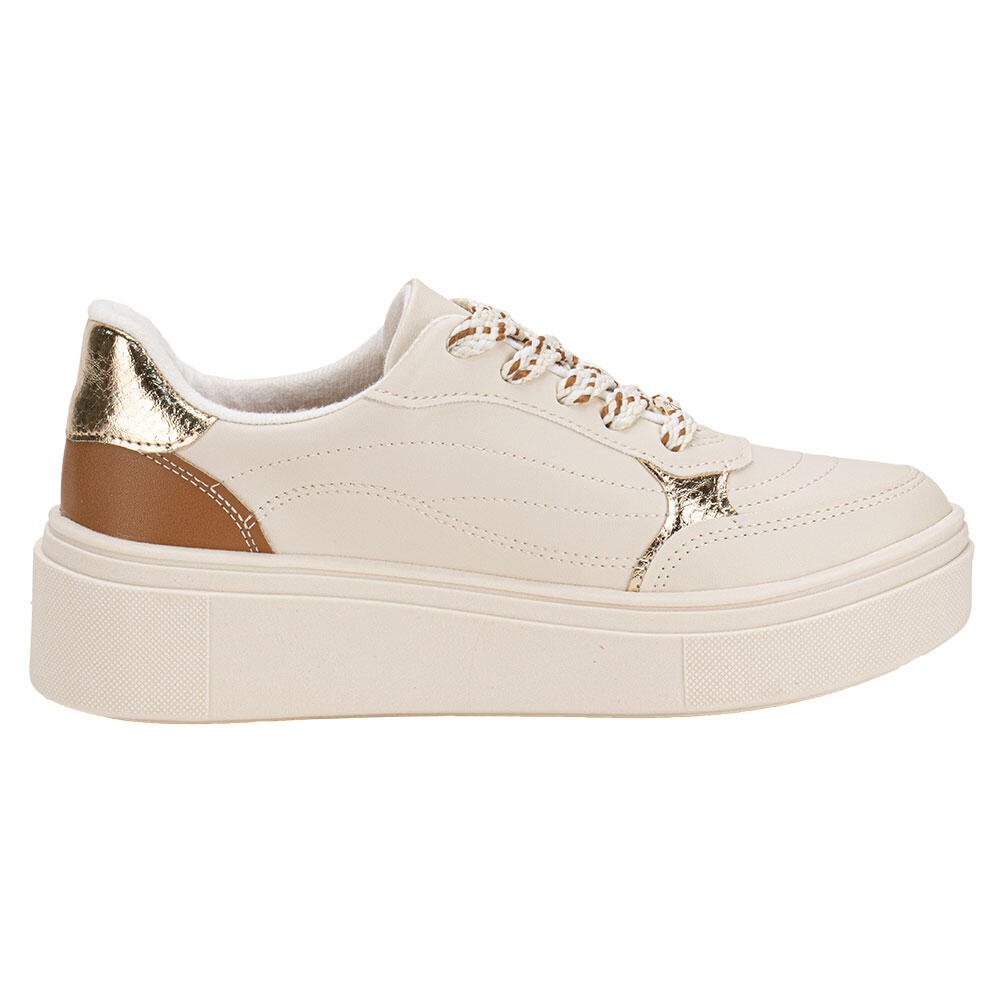 TÊNIS FEMININO CASUAL VIZZANO 1339340 Marfim 5