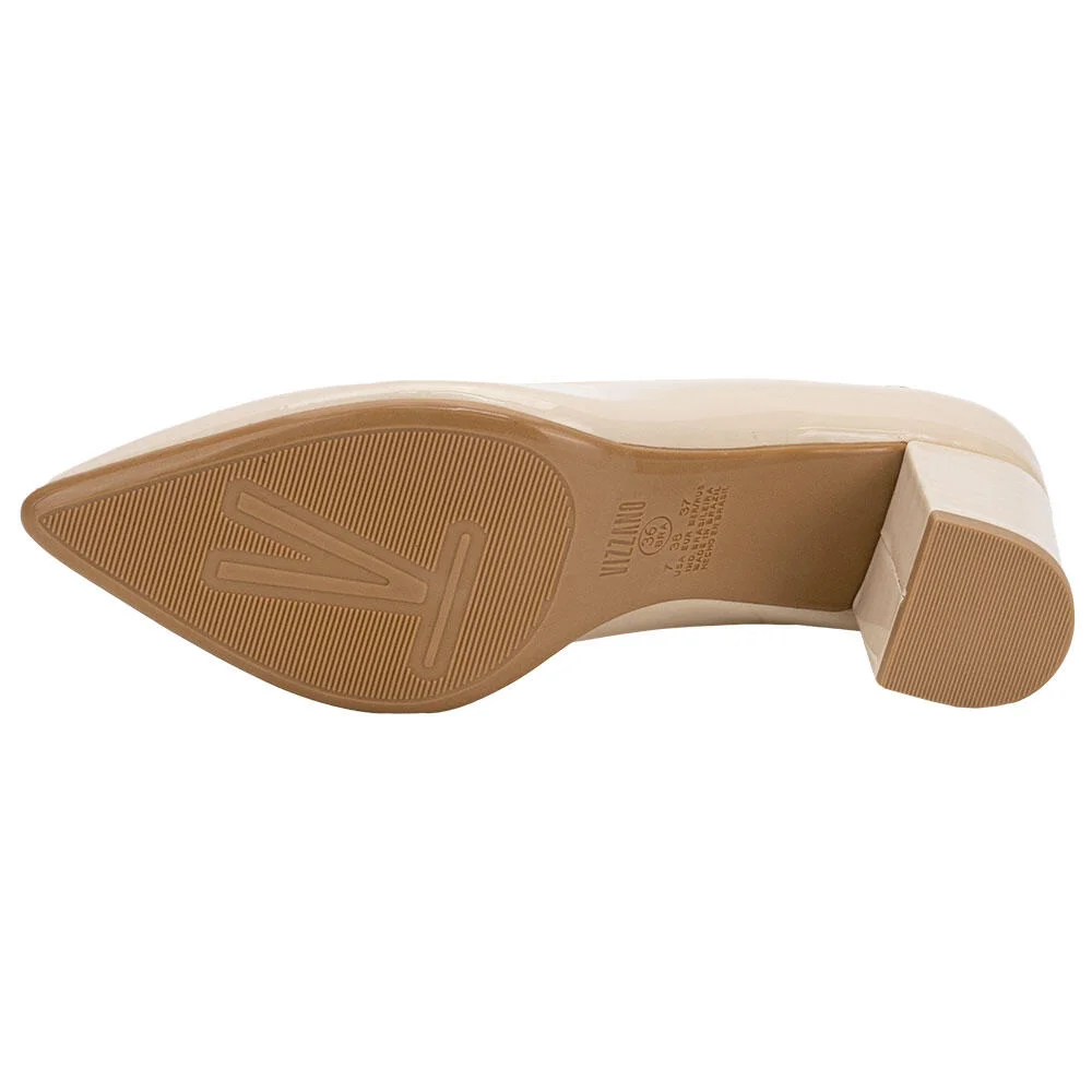 SAPATO FEMININO SALTO GROSSO VIZZANO 1290500 Bege 4