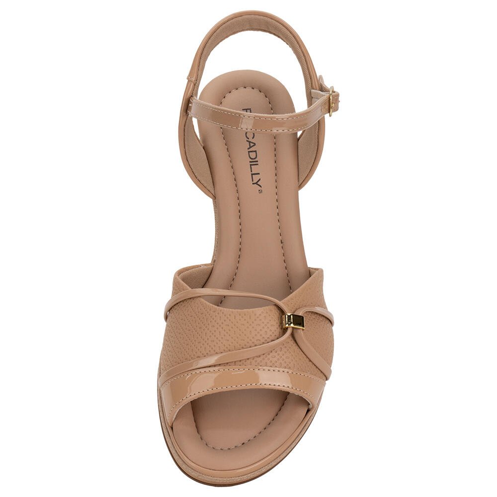 SANDÁLIA FEMININA ANABELA PICCADILLY 408232 Salmão 5