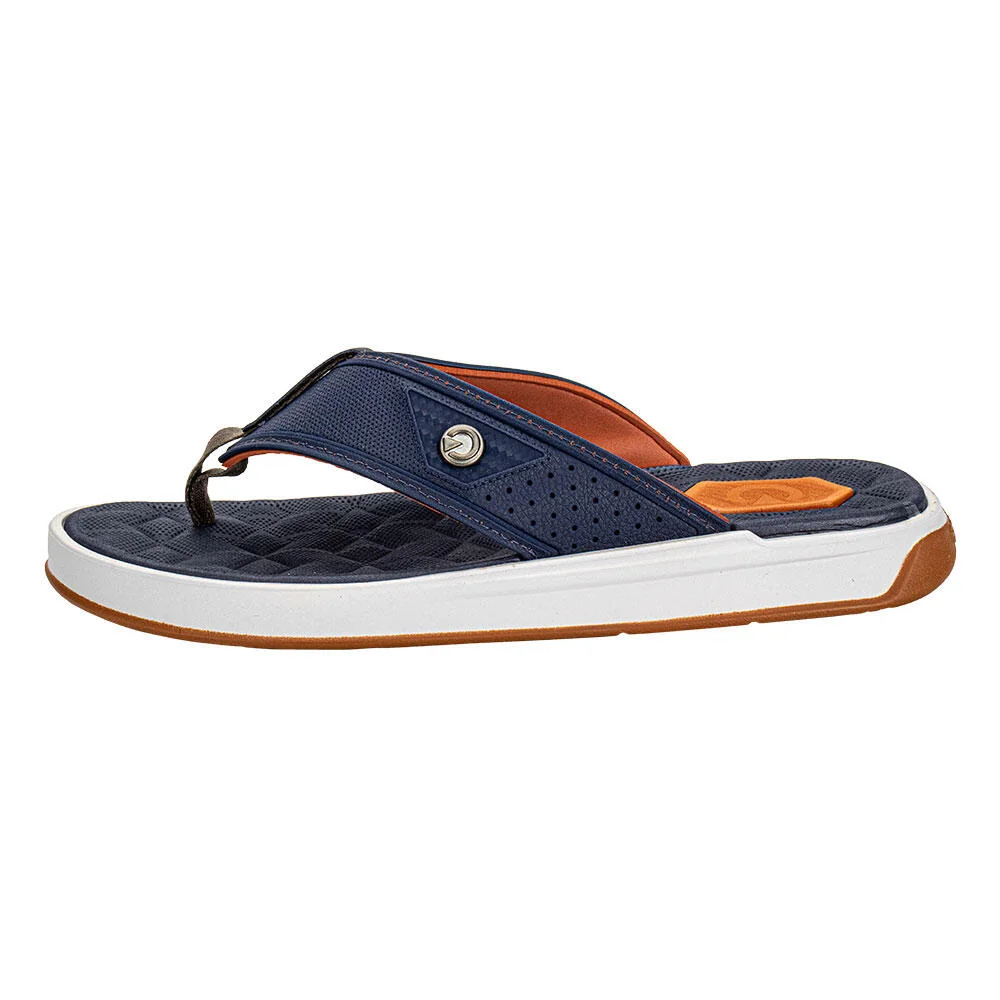 CHINELO MASCULINO NÁPOLES IV CARTAGO - 12339 Azul/Laranja 3