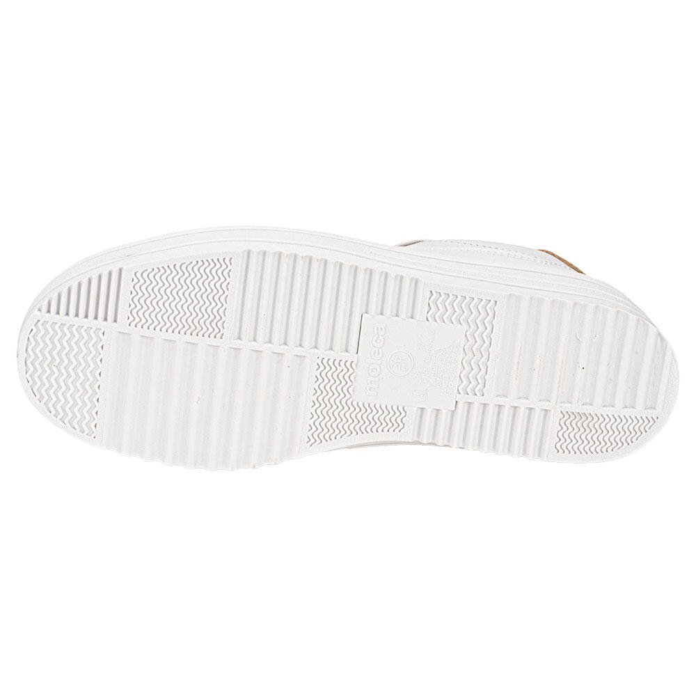 TÊNIS FEMININO CASUAL MOLECA 5782316 Branco/Dourado 4