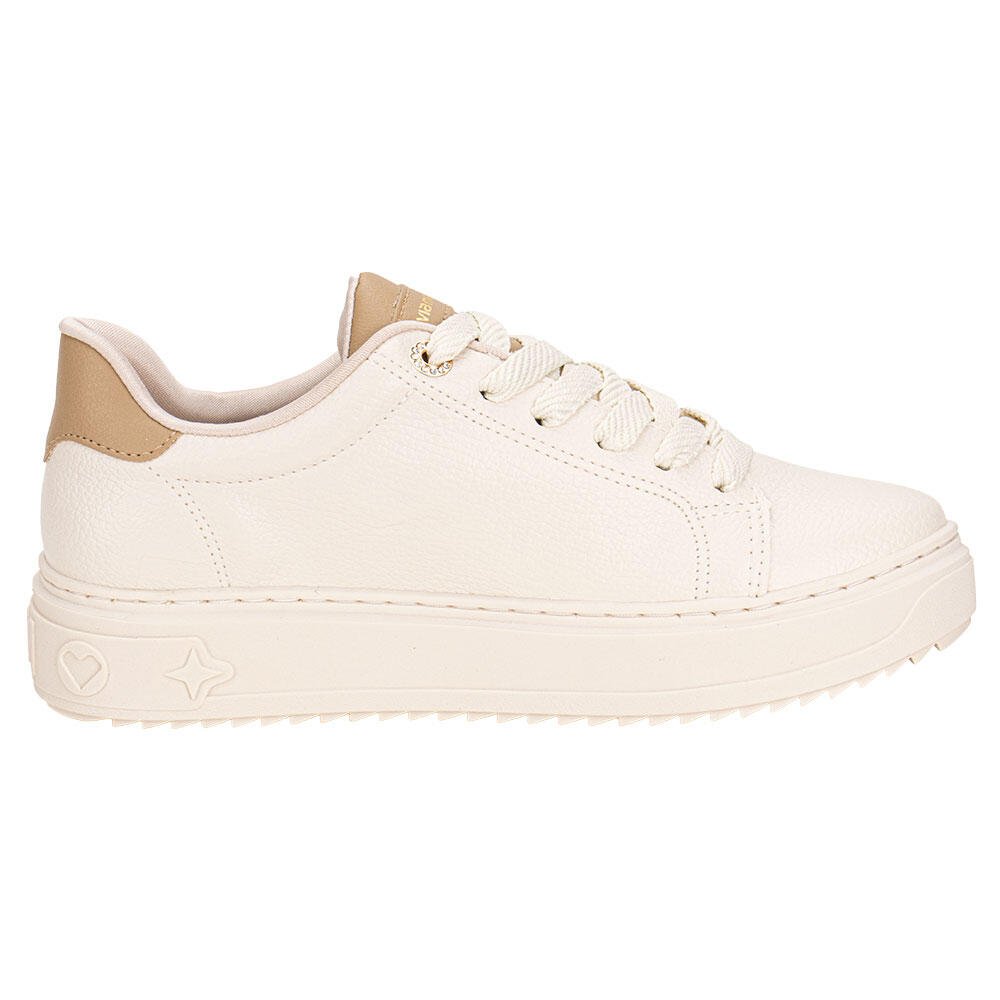TÊNIS FEMININO CASUAL VIA MARTE 055034 Marfim 5