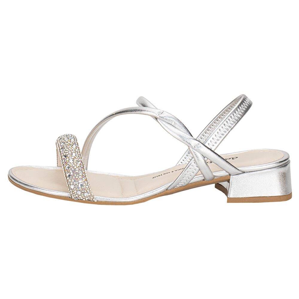 SANDÁLIA FEMININA SALTO GROSSO DAKOTA Y8055 Prata 2